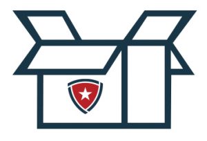 Shipping Box Outline with UHL Logo