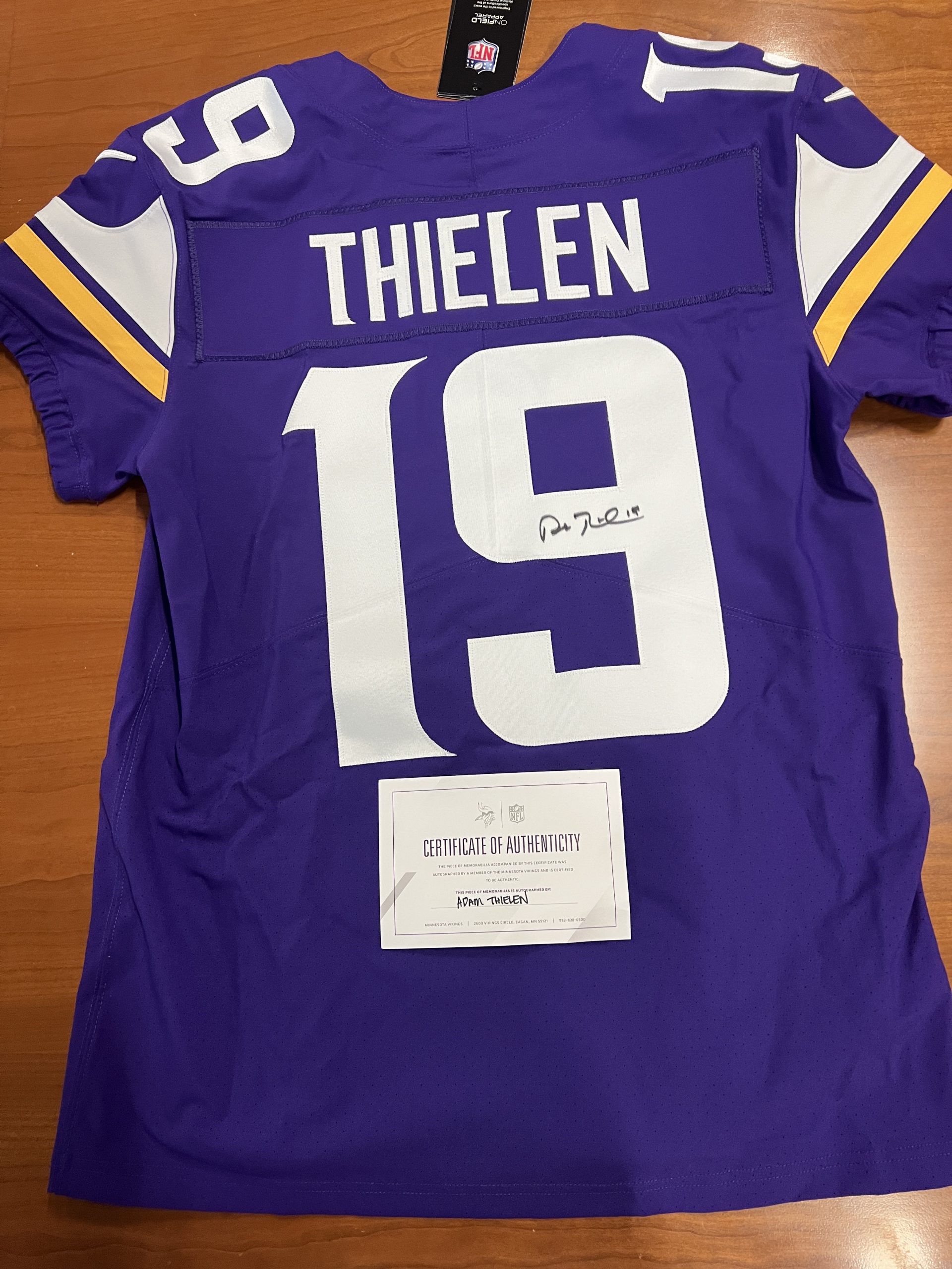 Thielen Signed Jersey » United Heroes League