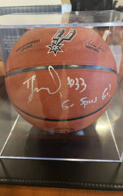 Autographed Tre Jones Basketball
