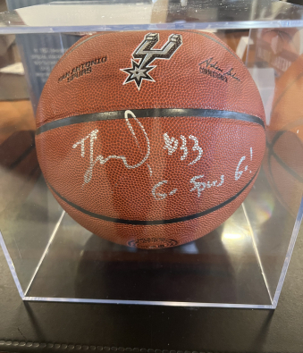 Autographed Tre Jones Basketball