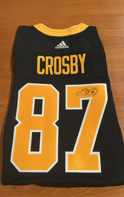 Autographed Sidney Crosby Jersey