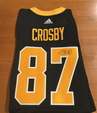 Autographed Sidney Crosby Jersey