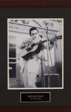 Autographed Johnny Cash Photo